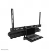 Videobar and laptop shelf kit Neomounts AV60-500BL for 43–110 inch displays, VESA up to 600x400, max load 8 kg, width 900 mm