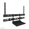 Videobar and laptop shelf kit Neomounts AV60-500BL for 43–110 inch displays, VESA up to 600x400, max load 8 kg, width 900 mm