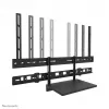 Videobar and laptop shelf kit Neomounts AV60-500BL for 43–110 inch displays, VESA up to 600x400, max load 8 kg, width 900 mm