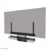 Videobar and laptop shelf kit Neomounts AV60-500BL for 43–110 inch displays, VESA up to 600x400, max load 8 kg, width 900 mm