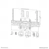 Videobar and laptop shelf kit Neomounts AV60-500BL for 43–110 inch displays, VESA up to 600x400, max load 8 kg, width 900 mm