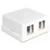 Wire Connector DeLOCK 86207 2x Keystone White