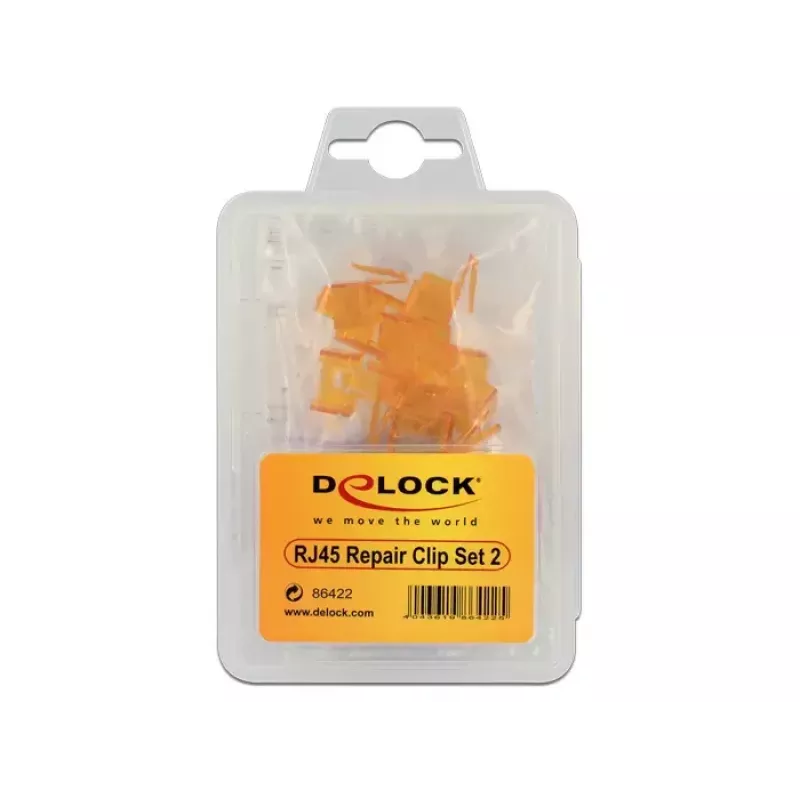 Cable clamp DeLOCK 86422 Multicolour 40 pc(s)