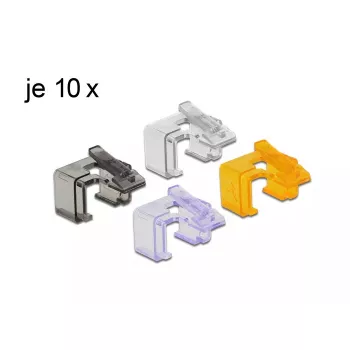 Cable clamp DeLOCK 86422 Multicolour 40 pc(s)