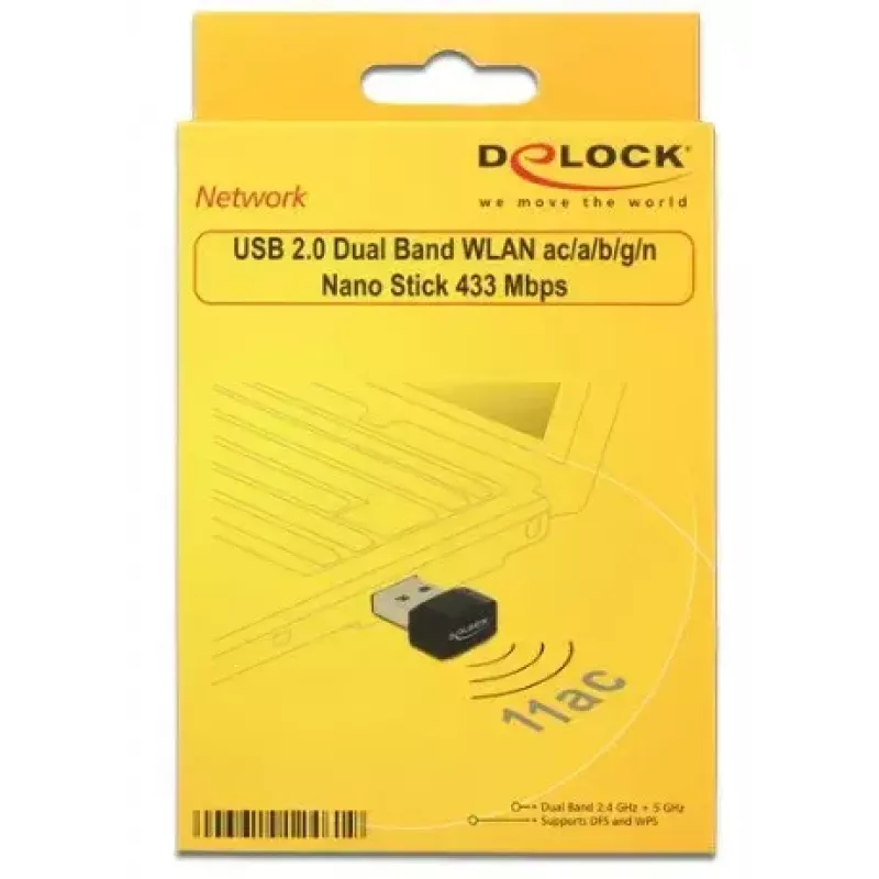 Network Card DeLOCK 12461 WLAN 433 Mbit/s