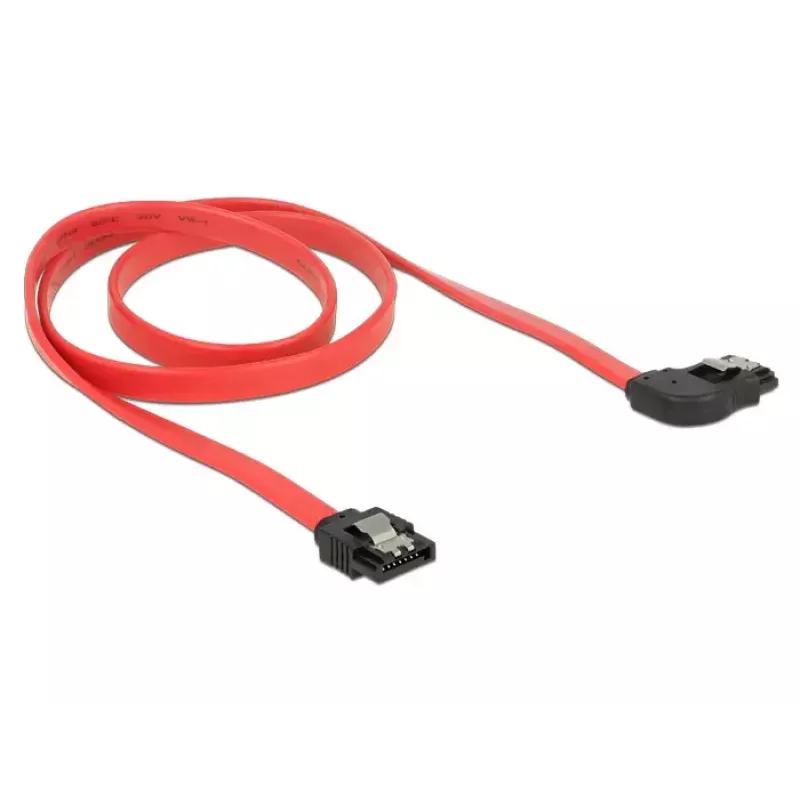 SATA cable DeLOCK 83970 0.7 m SATA 7-pin Black Red