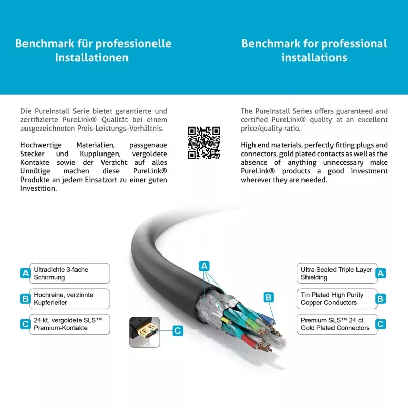 HDMI Cable PureLink PureInstall 1m PI1000-010