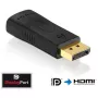 DisplayPort to HDMI adapter cable Innovation IT PI150 — DP to HDMI, gold-plated contacts, black