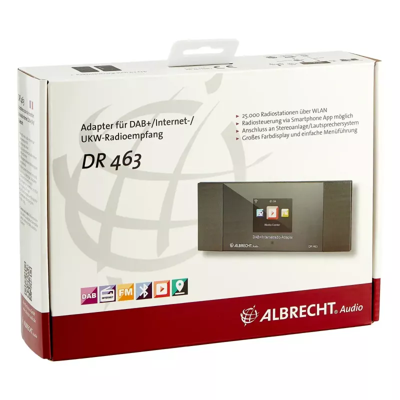 Albrecht DR 463 Portable Digital Grey