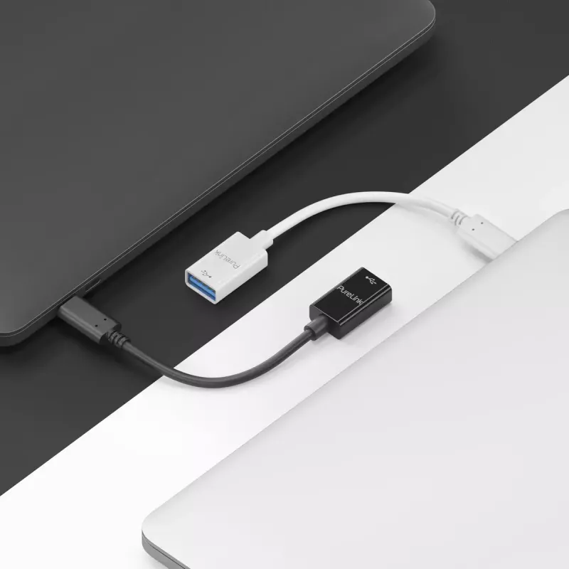 USB Cable PureLink IS230 0.1m USB C to USB A White