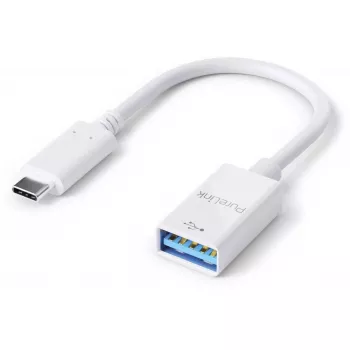 USB Cable PureLink IS230 0.1m USB C to USB A White