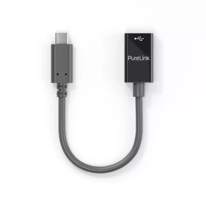 USB Cable PureLink IS231 0.1m USB C USB A Black