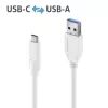USB Cable PureLink IS2610-010 USB 3.2 Gen 2 1m USB C USB A White
