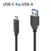 USB Cable PureLink IS2611-010 USB 3.2 Gen 2 1m USB C USB A Black