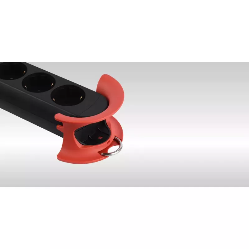 Power Extension Cable Bachmann 500.100 5m Indoor Red