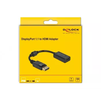Adapter DisplayPort 1.1 male to HDMI female DeLOCK 61011