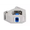 Keystone module DELOCK 87164 — SC to SC adapter, colours: blue/grey/white, 60.1×59.4×21.6 mm