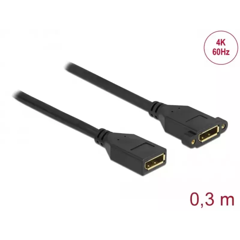 DisplayPort cable female to female panel-mount DeLOCK 87099