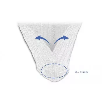 Braided Sleeve DeLOCK 20808 5 m x 13 mm White