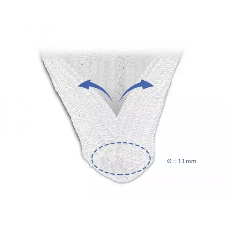 Braided Sleeve DeLOCK 20808 5 m x 13 mm White