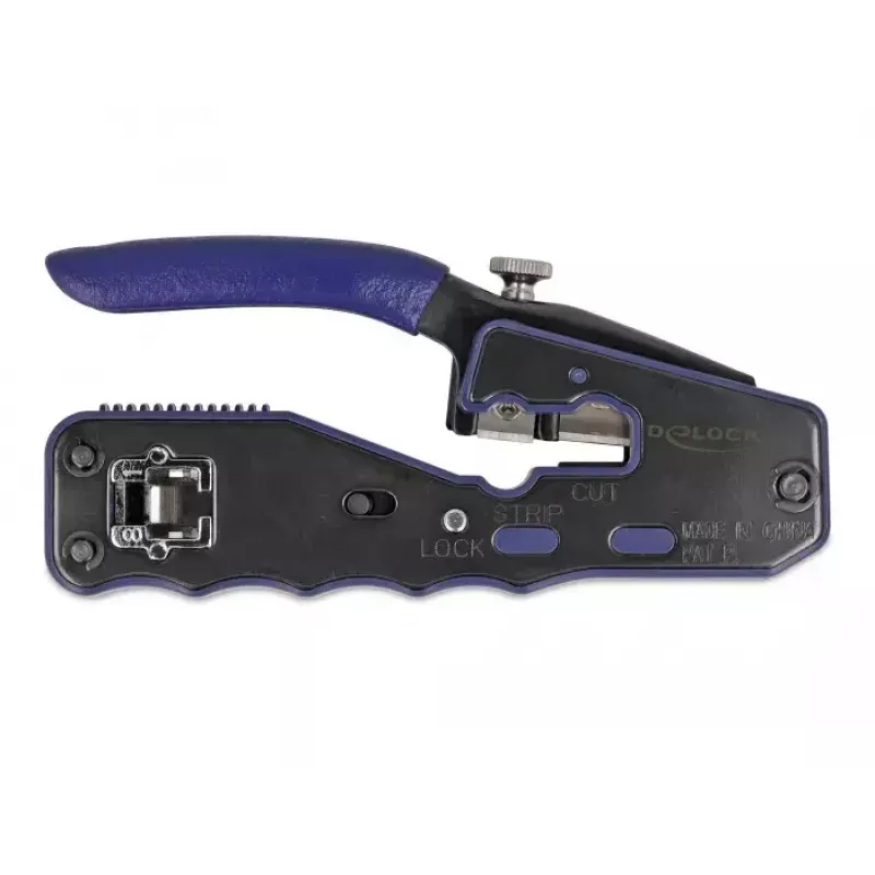 DeLOCK 90577 cable crimper Crimping tool Black Blue Width 62 mm Length 135 mm Height 20 mm