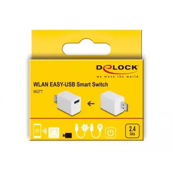 Smart Plug DeLOCK 11828 Indoor Wi-Fi 2A White