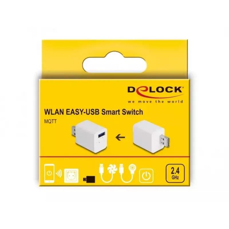 Smart Plug DeLOCK 11828 Indoor Wi-Fi 2A White
