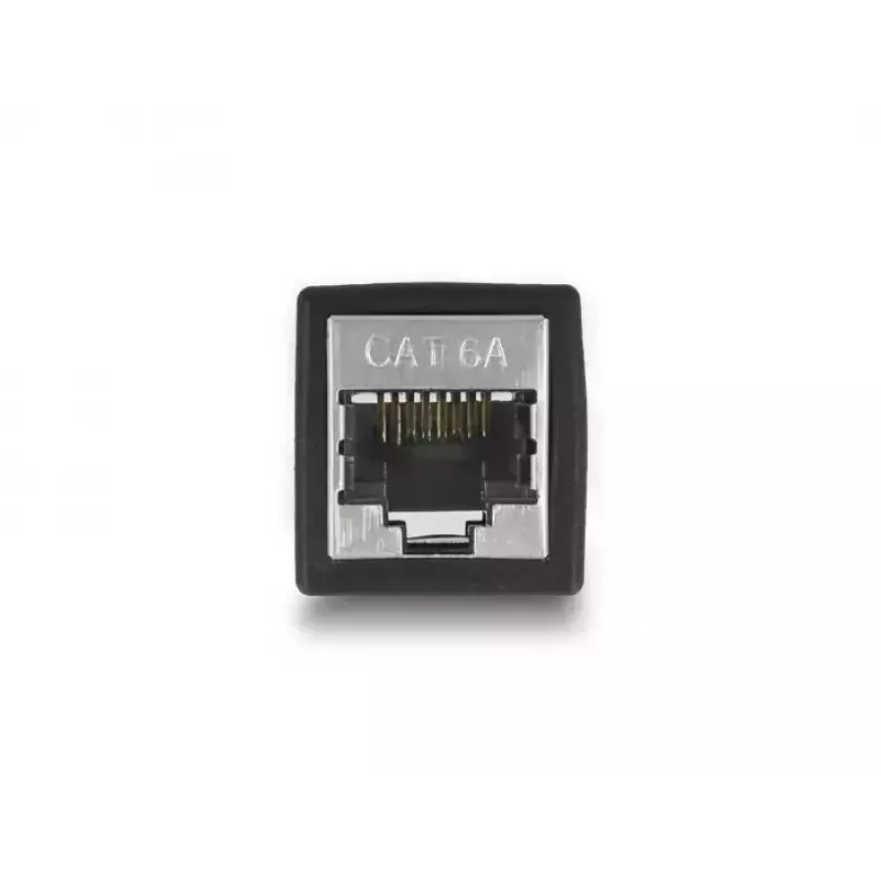 DeLOCK Adapter RJ45 jack to RJ45 jack Cat.6A black