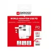 Power Plug Adapter Skross 61663 Universal White 100-250V 2.4A USB