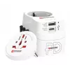 Power Plug Adapter Skross 61663 Universal White 100-250V 2.4A USB