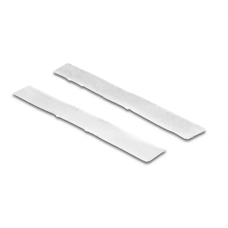 DeLOCK Hook-and-loop tape self-adhesive L 5 m x W 20 mm white
