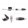 DeLOCK RJ45 Modular plug Cat.6A 25 pcs set strain relief robust bend protection