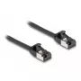 Network Cable DeLOCK RJ45 Cable plug to plug Cat.8.1 1m Black