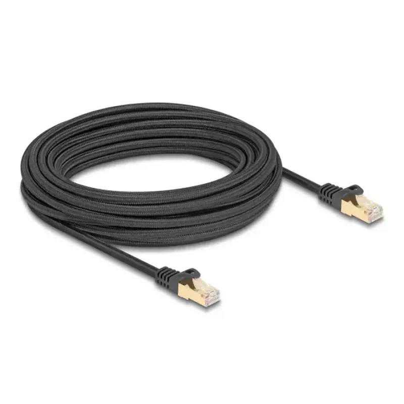 DeLOCK RJ45 Network Cable Cat.6A S/FTP 10m Black