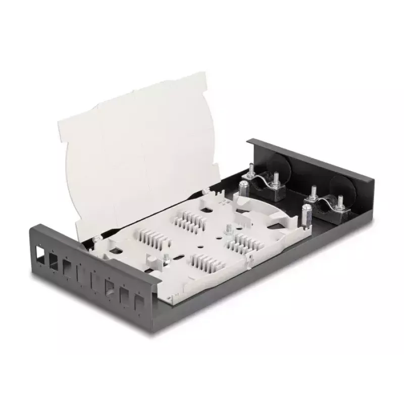 Network Cable DeLOCK Optical Fiber Desktop Terminal Box 8 Port SC Simplex Black