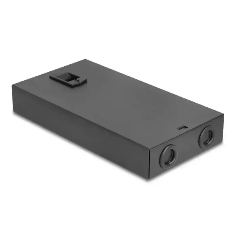 Network Cable DeLOCK Optical Fiber Desktop Terminal Box 8 Port SC Simplex Black