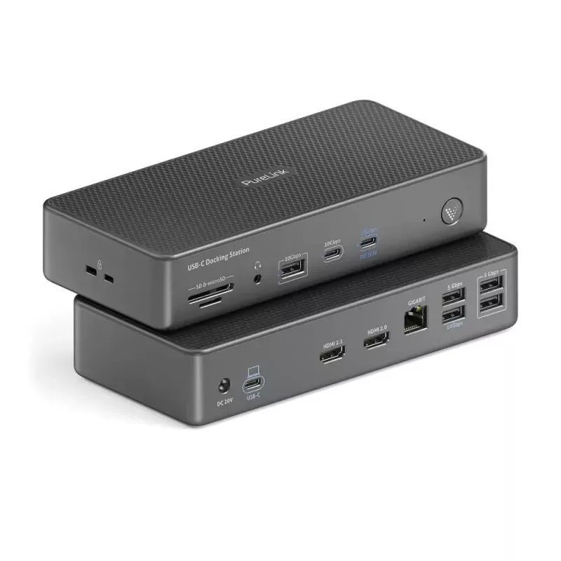 Laptop Dock PureLink VL-D200 Wired Grey USB Power Delivery HDMI 2.0
