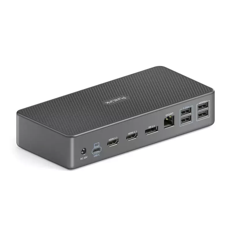 Laptop dock PureLink VL-D220 Wired USB 3.2 Gen 2 Type-C Grey