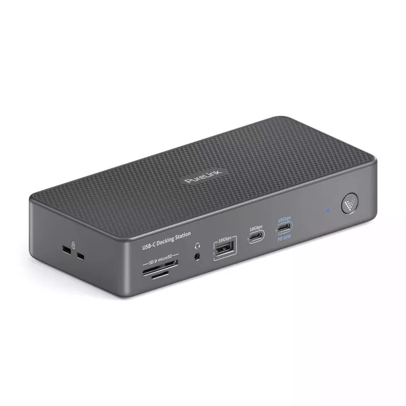 Laptop dock PureLink VL-D220 Wired USB 3.2 Gen 2 Type-C Grey