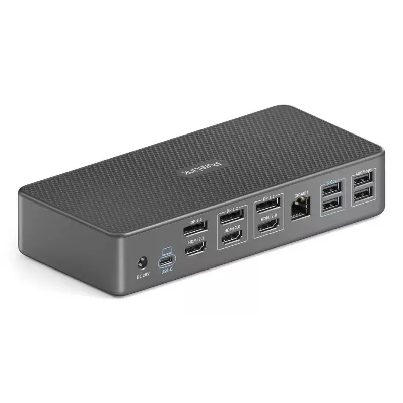 Docking Station PureLink VL-D230DL USB 3.2 Gen 2 Type-C Grey Wired
