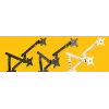 Desk BakkerElkhuizen BE Flexible Dual 88.9 cm White Clamp Mount 20 kg