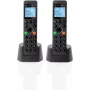 DECT telephone Motorola DOT202 Twin Wireless handset Caller ID Black