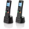 DECT telephone Motorola DOT202 Twin Wireless handset Caller ID Black