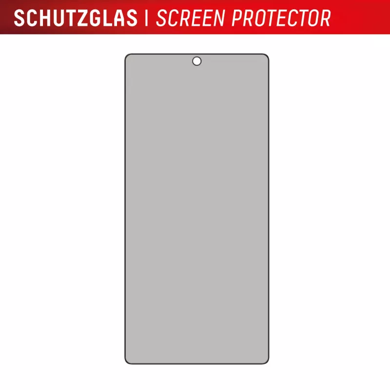Displex Privacy Screen Protector (10H) for Samsung Galaxy S25 Ultra, Eco Mounting Frame, Privacy Filter