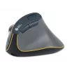 BakkerElkhuizen FastForward mouse, Right-hand, Vertical design, Optical, RF Wireless + Bluetooth + USB Type-C, 500 DPI, Grey