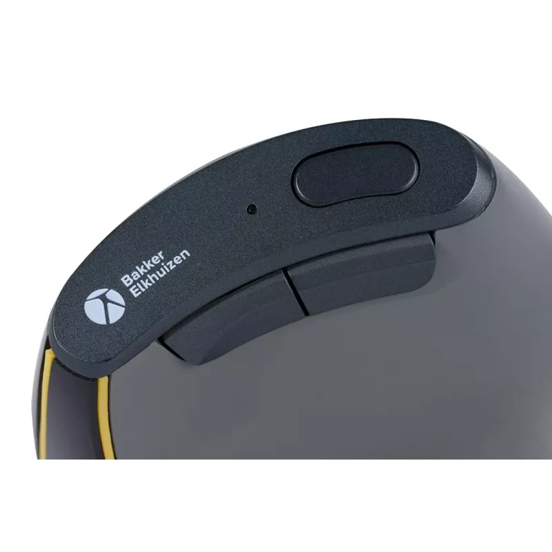 BakkerElkhuizen FastForward mouse, Right-hand, Vertical design, Optical, RF Wireless + Bluetooth + USB Type-C, 500 DPI, Grey