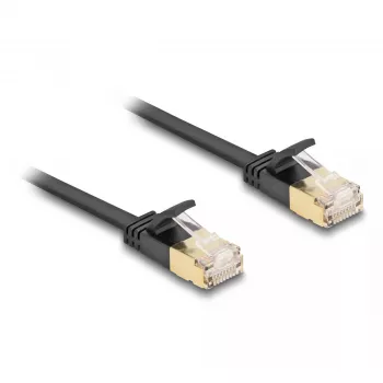 Network Cable DeLOCK RJ45 Cat.6A plug to plug U/FTP 5m black