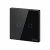Touch light switch Sonoff T3 EU TX WiFi RF 433 2-channel — wall-mounted smart switch, EU touch panel