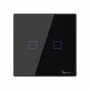 Touch light switch Sonoff T3 EU TX WiFi RF 433 2-channel — wall-mounted smart switch, EU touch panel