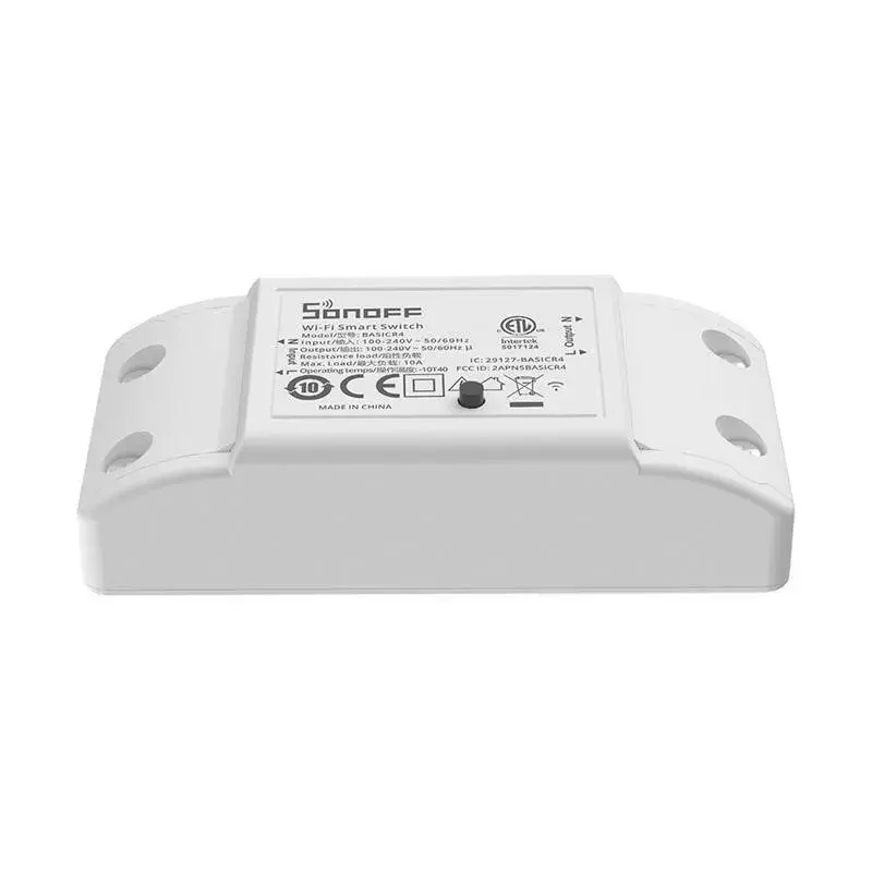 Smart switch Sonoff BASICR4 10A ESP32 — Wi‑Fi relay module for home automation